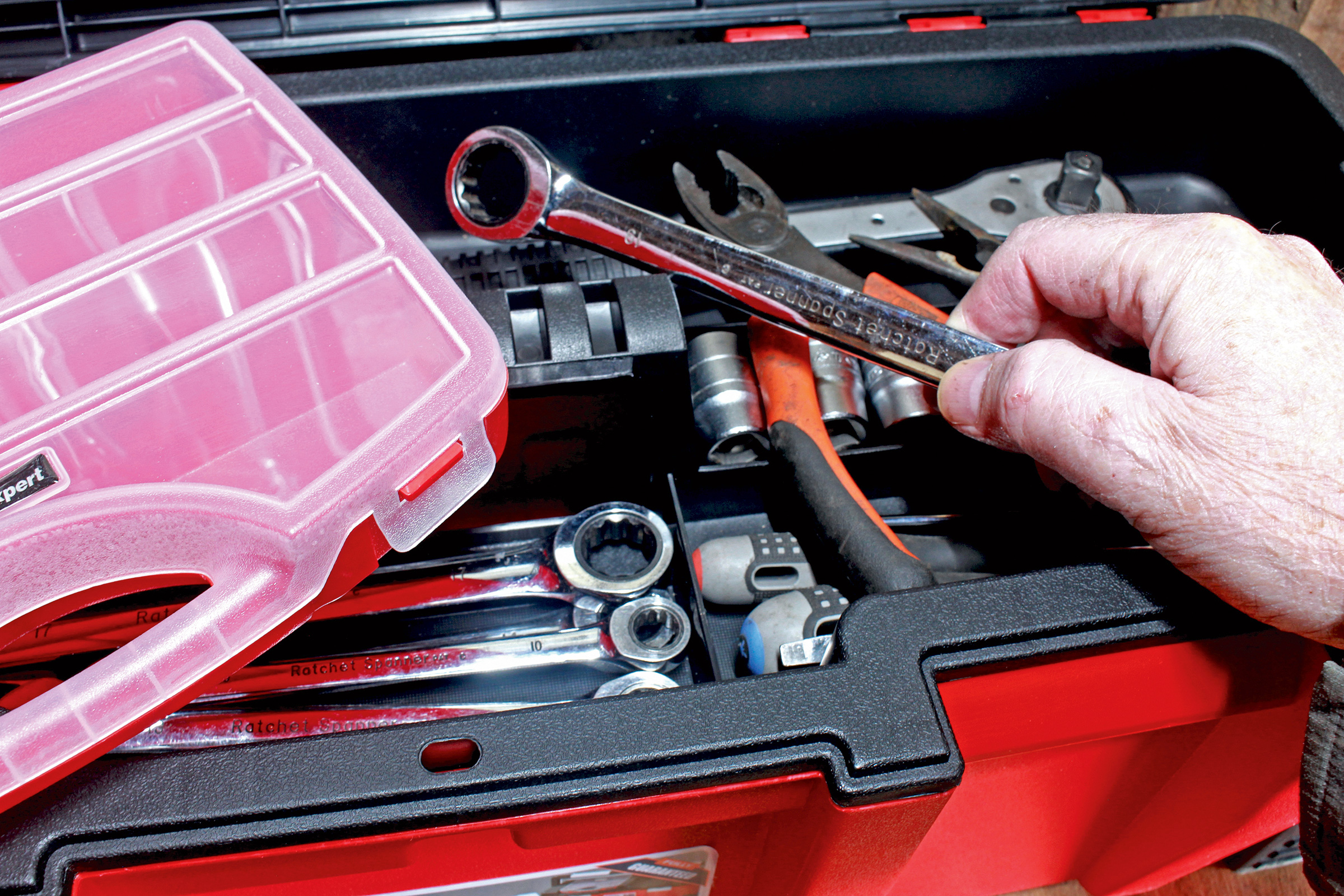 mazda toolbox lots of storage