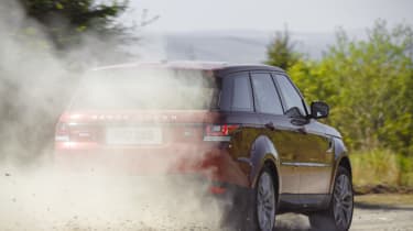 Range Rover Sport Supercharged skidding
