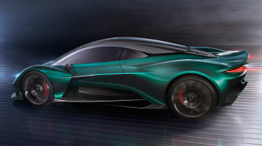 Aston Martin Vanquish Vision concept - side/rear
