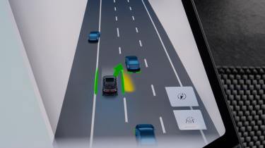 AI checks for a safe gap