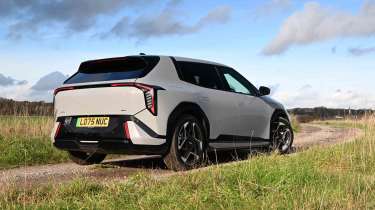 Kia EV4 - rear, static