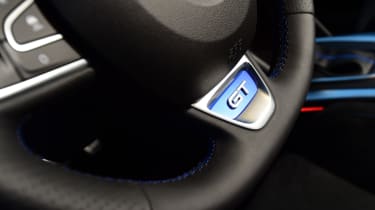 New Renault Megane 2016 hatchback GT steering wheel