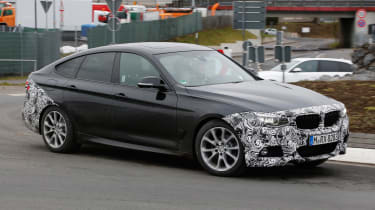 BMW 3 Series GT facelift spied 12