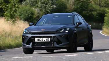 Cupra Formentor VZ5 2026 UK - front cornering
