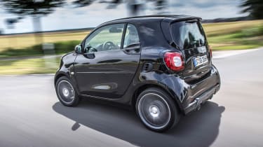 Smart ForTwo Brabus 2016 - rear tracking