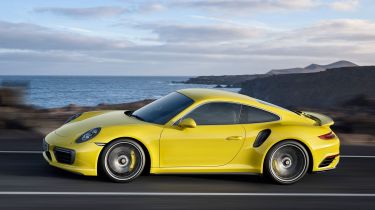 New 2016 Porsche 911 Turbo S side