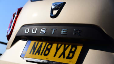 Dacia Duster rear badges