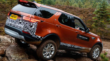 Land Rover Discovery prototype - off-road rear