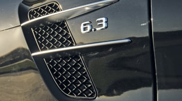 Mercedes SLS AMG Roadster badge