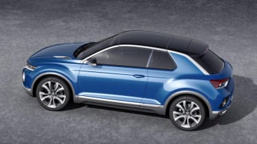 VW T-ROC concept 2014 roof on