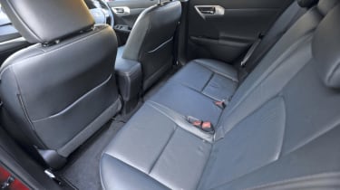 Lexus CT 200h rear seats