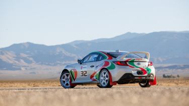 Toyota GR86 Rally Legacy Concept rear static