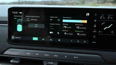 Kia EV3 - battery consumption screen