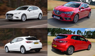 Mazda 3 vs Renault Megane - header