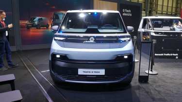 Renault Trafic on display at Commercial Vehicle Show - front