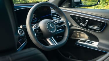 Mercedes E-Class UK - steering wheel
