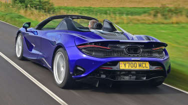 McLaren 750S Spider - rear action