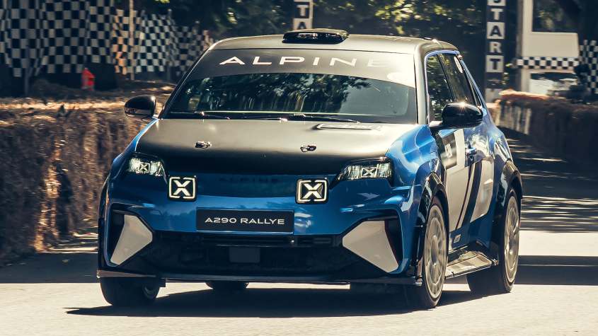 Ралли Alpine A290 в Гудвуде