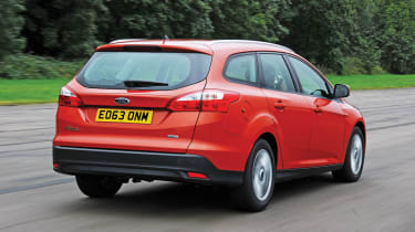 Ford Focus Estate Edge Econetic 88g 2013 rear tracking