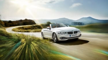 BMW 4 Series convertible front tracking