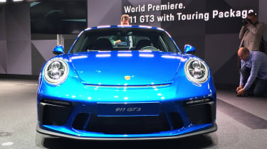 Porsche 911 GT3 Touring Frankfurt nose