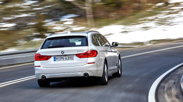 BMW 5 Series Touring - rear cornering