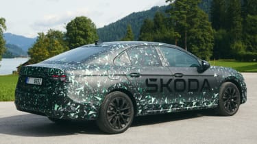 Fresh look at new 2024 Skoda Superb thanks to latest sketches