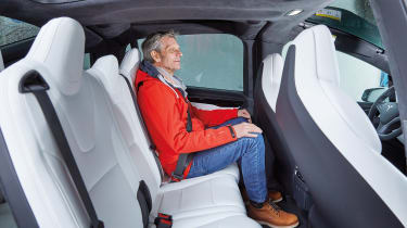 Tesla Model X - rear seats