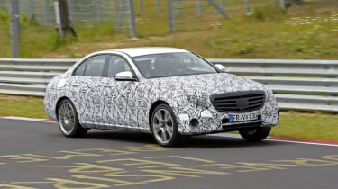 Mercedes E-Class 2016 spies front side