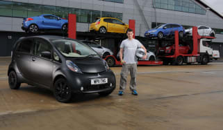 Mitsubishi i-MiEv at Silverstone