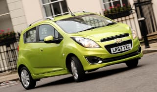 Chevrolet Spark LTZ front cornering