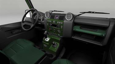 Land Rover Defender Churchill Edition interior