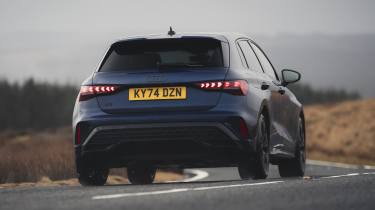 New Audi A3 TFSIe plug-in hybrid - rear cornering 
