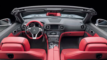 Mercedes SL interior