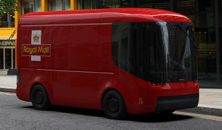 Arrival Royal Mail van