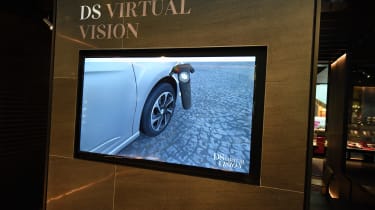 DS Westfield store - virtual reality screen