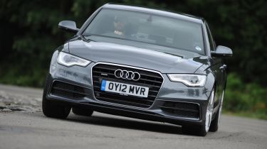 Audi A6 3.0 BiTDI front cornering