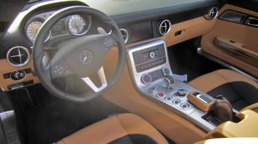 Mercedes SLS AMG Roadster dash