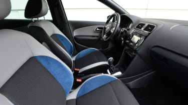 VW Polo Blue GT interior