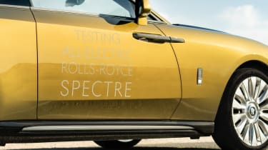 Rolls-Royce Spectre prototype - side detail