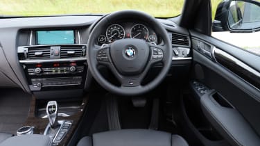 New BMW X4 2014 UK interior