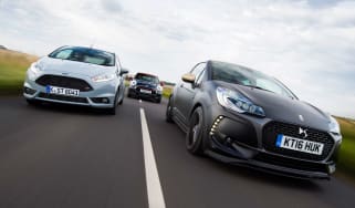 DS 3 Performance vs Ford Fiesta ST200 vs MINI JCW Sport - header