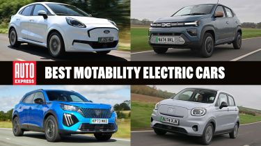 Best Motability electric cars - November 2025 update, header image