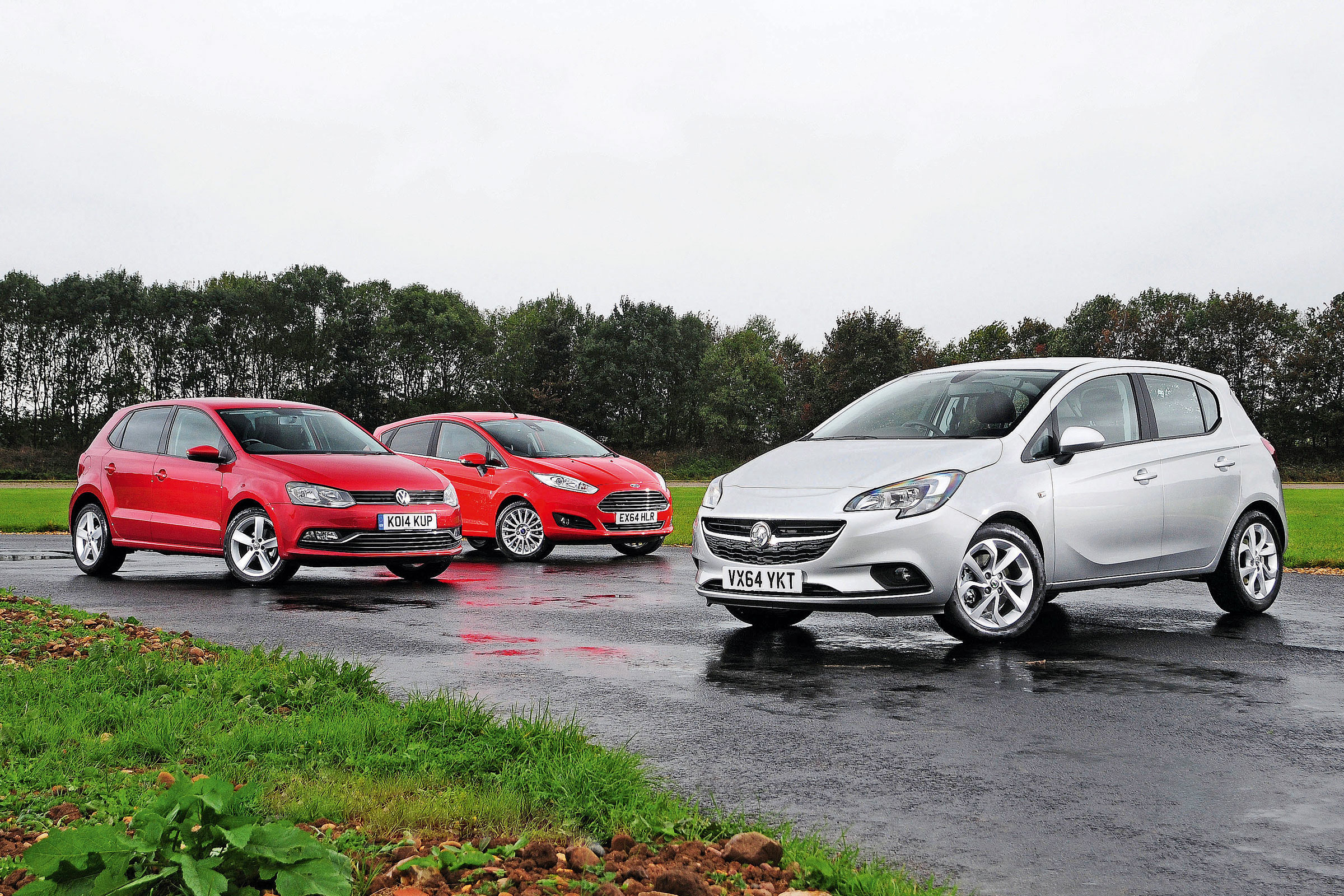 Vauxhall Corsa vs VW Polo & Ford Fiesta  Auto Express