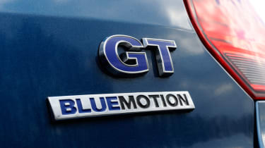 Volkswagen Polo BlueGT badge