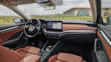 Skoda Octavia 2024 facelift international drive interior