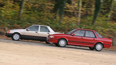 Ford Sierra vs MG Montego - side