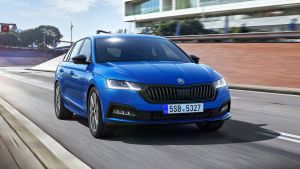 New 2021 Skoda Octavia Sportline unveiled - front New 2021 Skoda Octavia Sportline unveiled - front