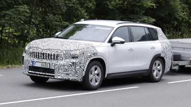 Skoda Kodiaq Facelift - front angled
