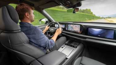 Alastair Crooks driving the Audi Q7